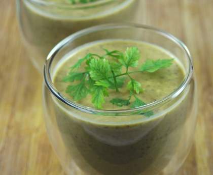 Soupe de lentilles au lard
