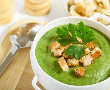 Soupe de mâche