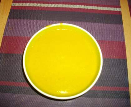 Soupe de patate douce