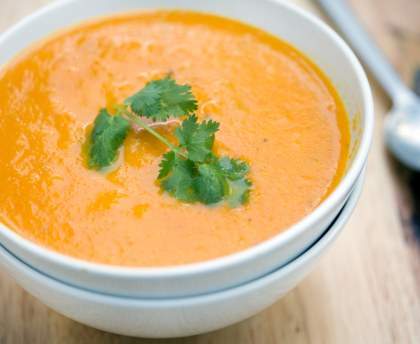 Soupe de poireaux et de carottes