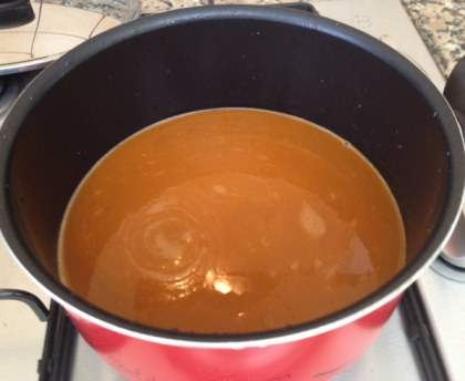 Soupe de poisson au piment d'Espelette