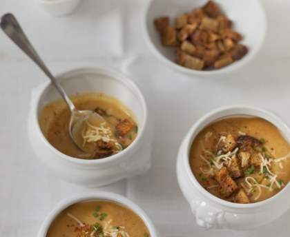 Soupe de poisson au safran