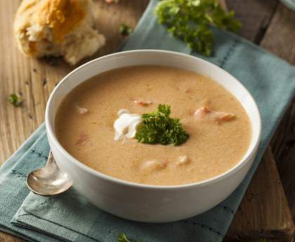 Soupe de poissons au bouquet provençal