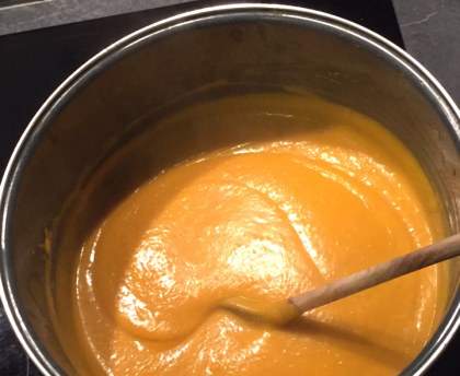 Soupe de potimaron épicée