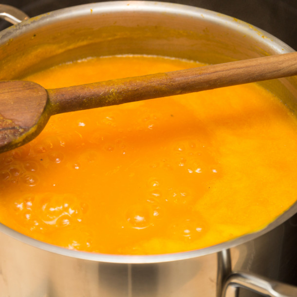 Soupe de potimarron à la cocotte minute