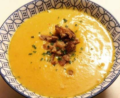 Soupe de potimarron pour Halloween