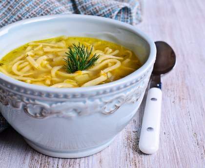 Soupe de vermicelles au curry