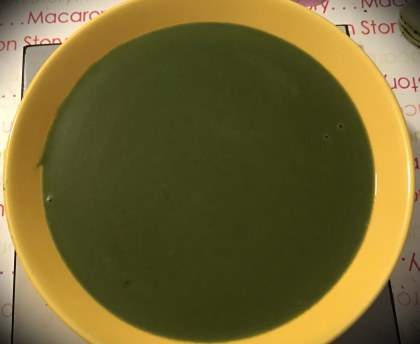 Soupe d'épinards au boursin