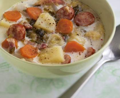 Soupe d'hiver aux pommes de terre