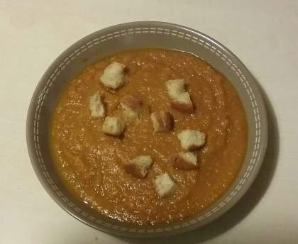 Soupe épicée à l'aubergine