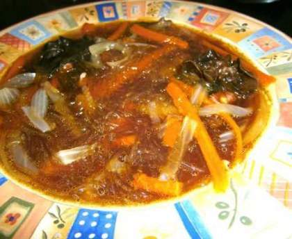 Soupe façon Chinoise vegan