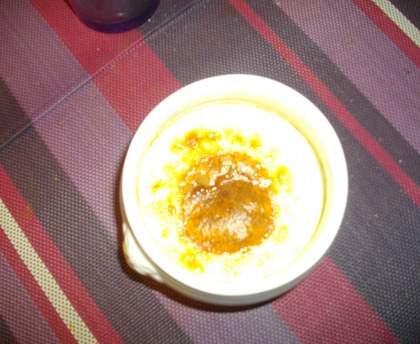 Soupe gratinée au camembert