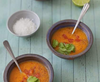 Soupe indienne à la tomate ( Shorba )