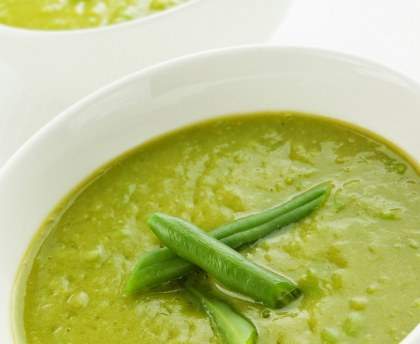 Soupe marinette aux haricots verts