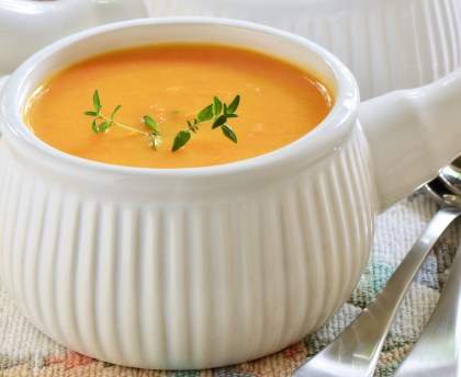 Soupe patate douce et poivron
