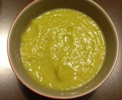 Soupe poireaux et topinambours