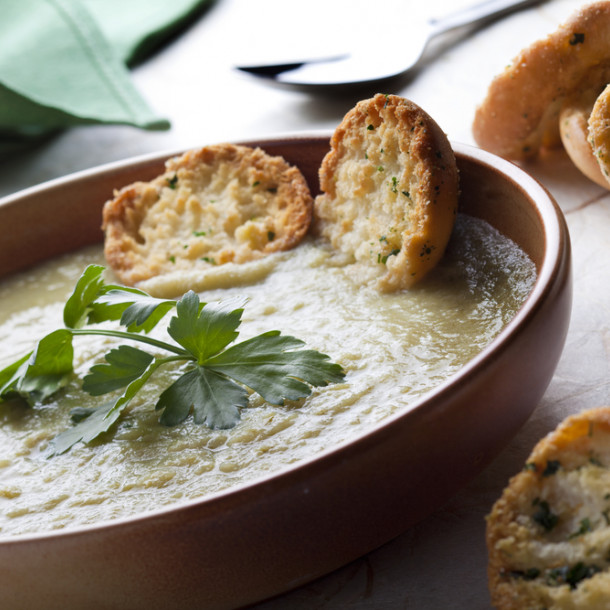 Soupe poireaux pommes de terre