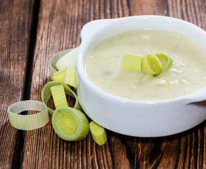 Soupe Poireaux Radis Noir au blender
