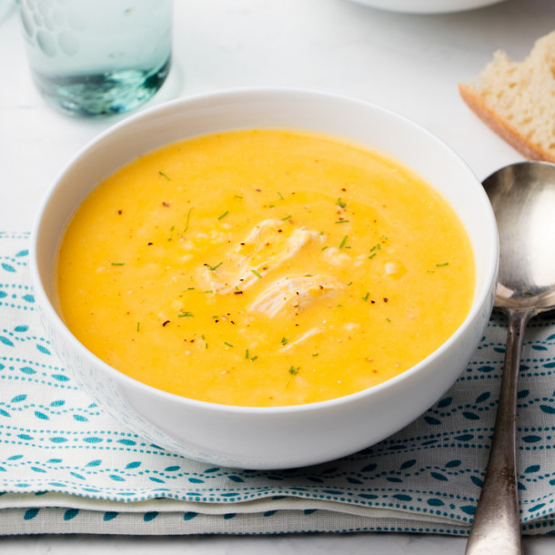 Soupe potimarron crème de coco