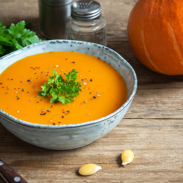 Soupe potimarron et carottes au Thermomix