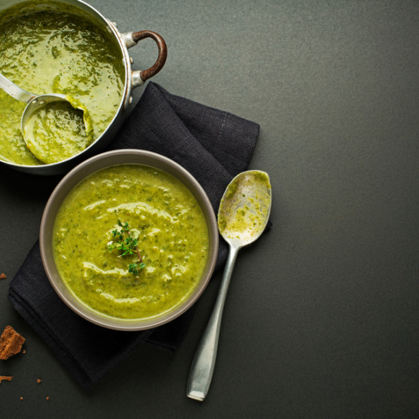 Soupe potimarron vert