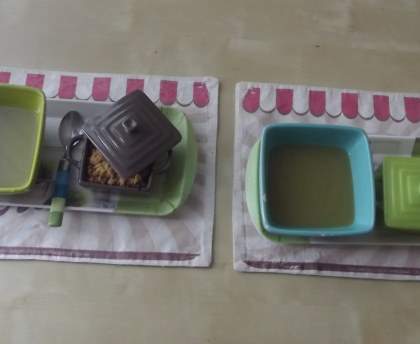 Soupe rapide aux légumes