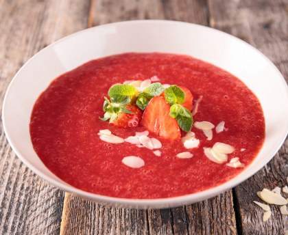 Soupe sucrée aux fruits