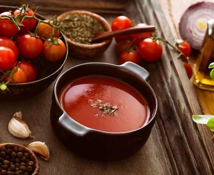 Soupe tomate rapide