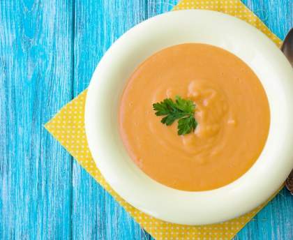 Soupe veloutée à la carotte
