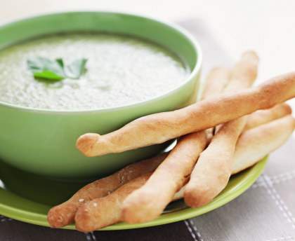 Soupe verte courgette poireau