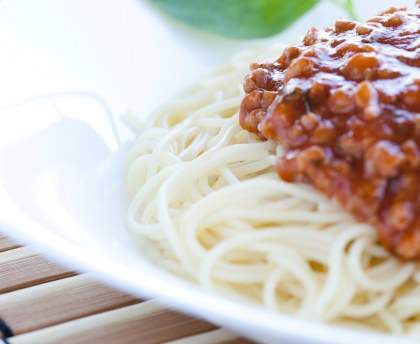 Spaghetti à la bolognaise