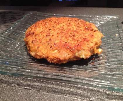 Steak de poulet pané