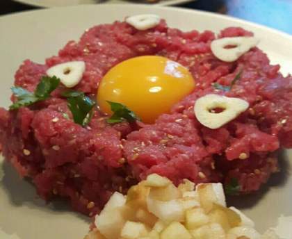Steak tartare à la coréenne