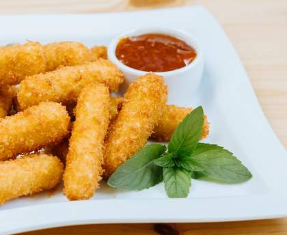 Stick de mozzarella