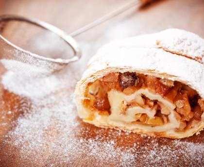 Strudel feuilleté aux pommes