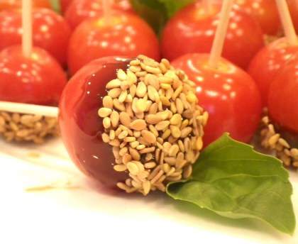 Sucette de tomate cerise 