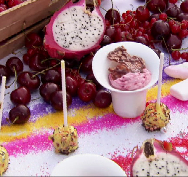 Sucettes de quatre-quarts au chocolat
