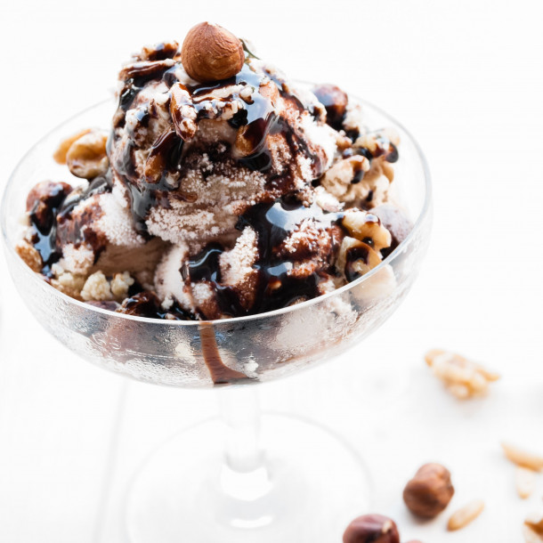 Sundae au chocolat