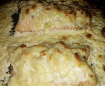 Suprême de saumon au four