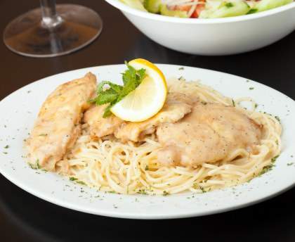 Suprêmes de volaille à la crème citronnée