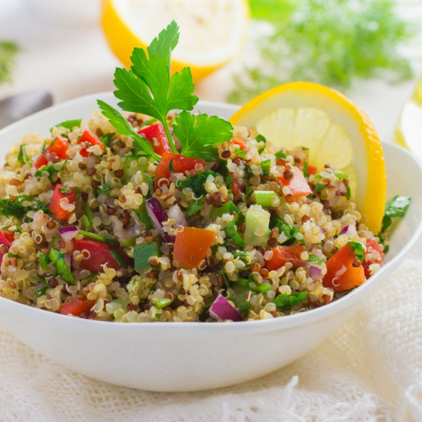 Taboulé de quinoa au concombre