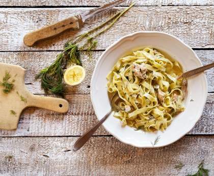 Tagliatelles au poisson