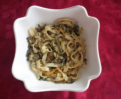 Tagliatelles aux légumes d'été