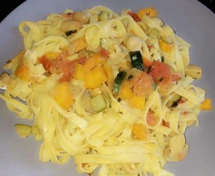 Tagliatelles aux légumes faciles