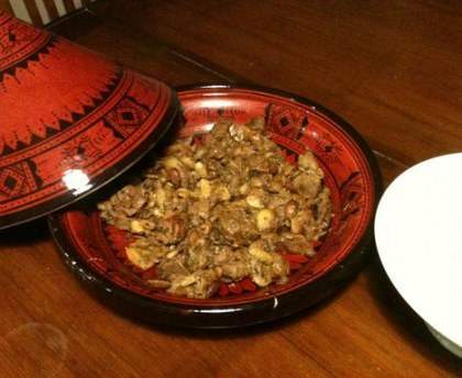 Tajine d'agneau aux abricots