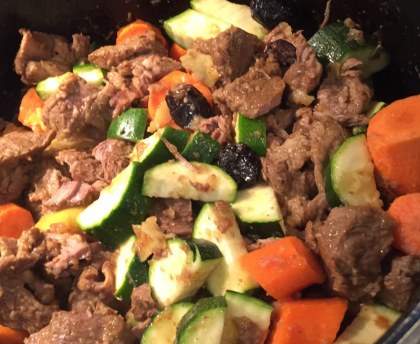 tajine d'agneau aux citrons confits et olives