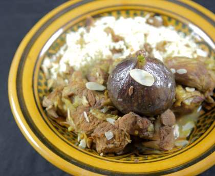 Tajine d'agneau aux figues