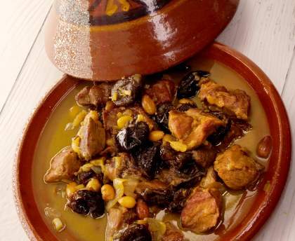 Tajine d'agneau aux pruneaux
