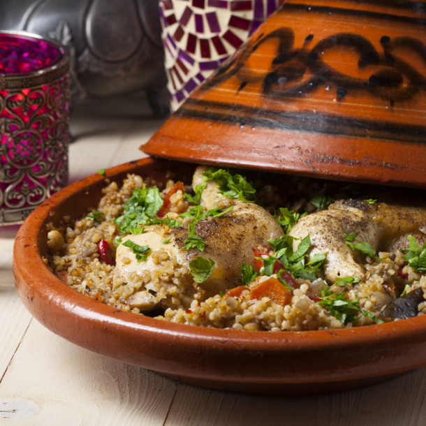 Tajine de cailles aux pruneaux