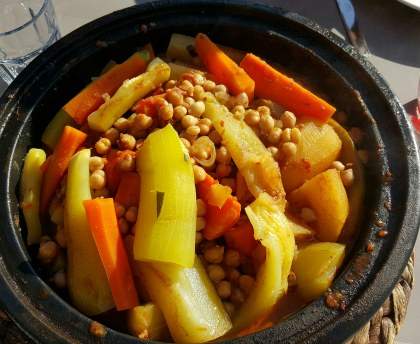 Tajine de poulet à la française